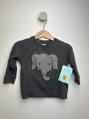 Sweatshirt Elefant • 74 • h&m