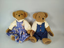  Vintage Teddybär Paar