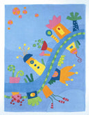 HABA Kinderteppich Traumland aus Wolle 145x105 cm