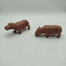 Playmobil Bundle 2x Flusspferd Tiere
