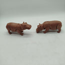 Playmobil Bundle 2x Flusspferd Tiere