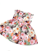 Blumenkleid mit Sandalen - Gr. 74 (Shein)