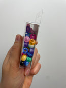 itoshii - Ponii Beads Marmor Mix 9x6mm 80 Stück