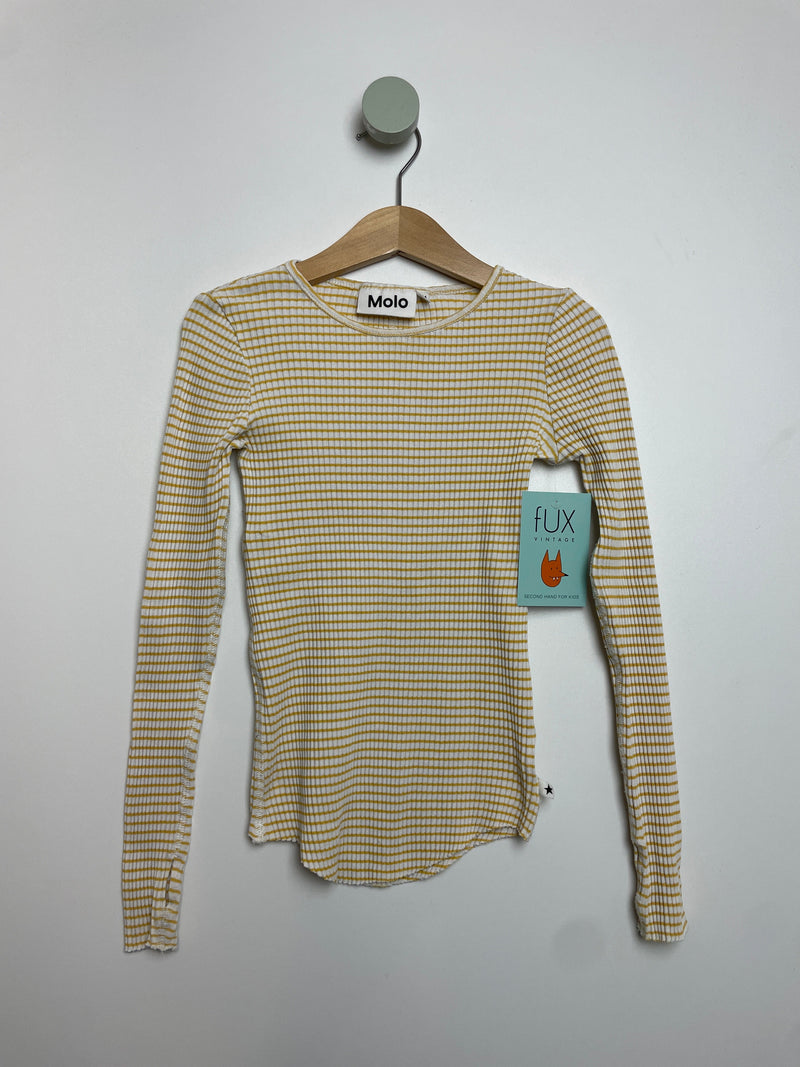 Ripp Langarmshirt Streifen • 134 • molo