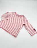 Gestreiftes Langarmshirt - Gr. 62 (Salt and Pepper)