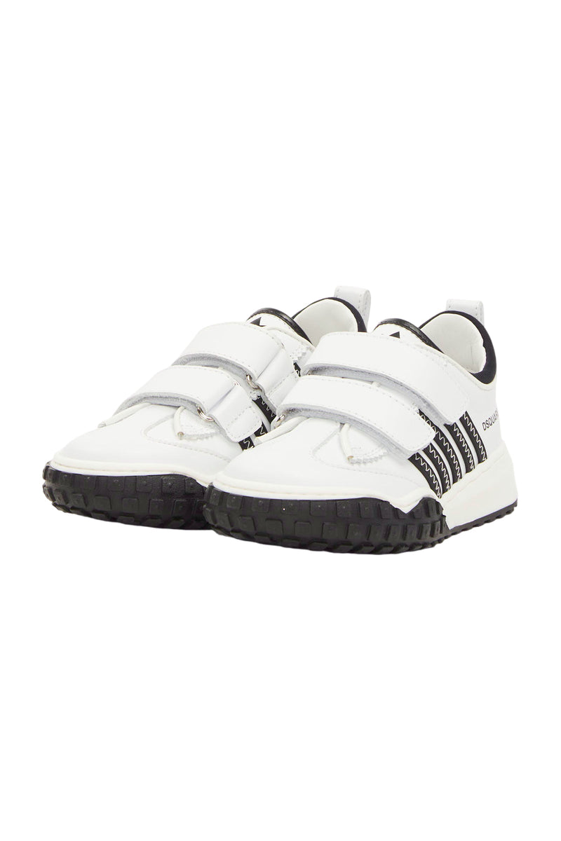 Dsquared2 Velcro-Sneaker aus Leder Mädchen Schuhe Kinder