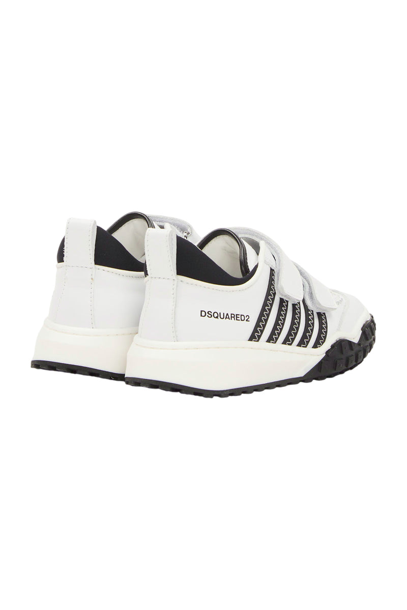 Dsquared2 Velcro-Sneaker aus Leder Mädchen Schuhe Kinder