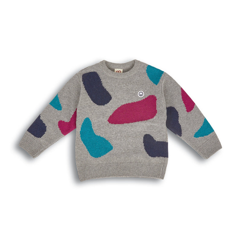 Kids pattern knit sweater