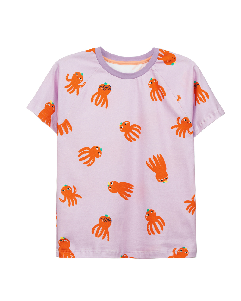 Oktopulli | Raglan Shirt aus fairer Bio-Baumwolle | Oktopus 38