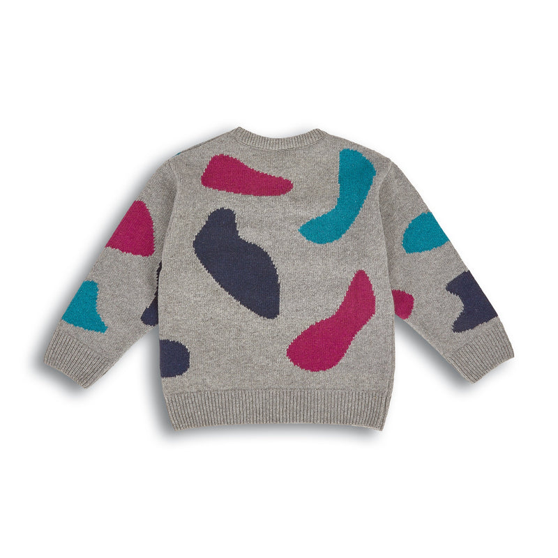 Kids pattern knit sweater