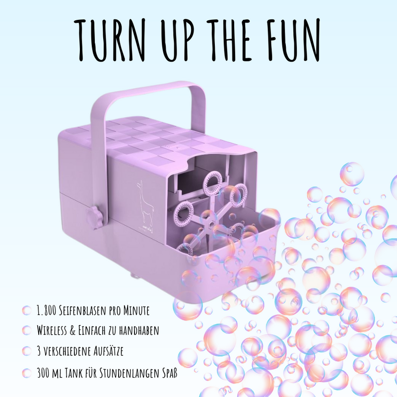 LALARMA – SEIFENBLASENMASCHINE (PURPLE)