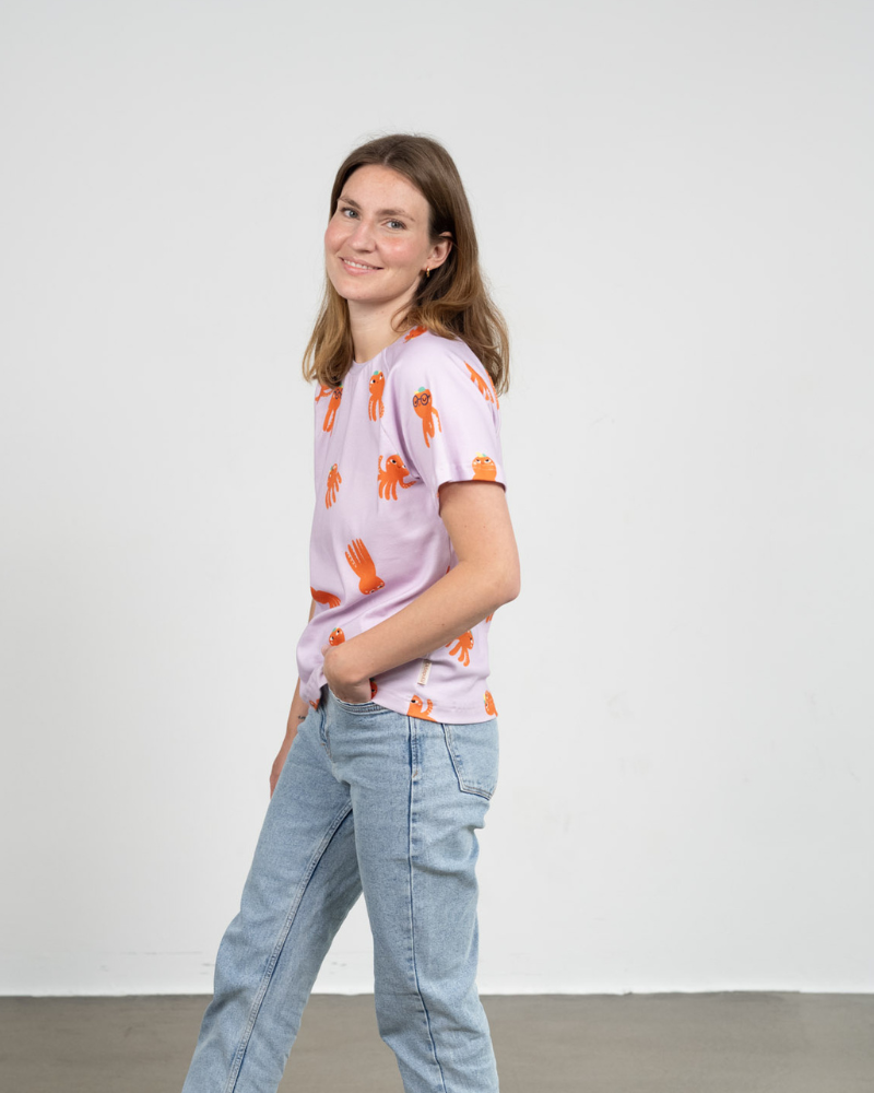 Oktopulli | Raglan Shirt aus fairer Bio-Baumwolle | Oktopus 38