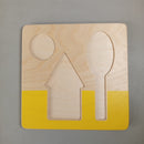 LOVEVERY Bundle Holzspielzeug Lernpuzzle & Steckspiel