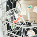 WASSER- UND SPÜLMASCHINENFESTE STICKER • WALDTIERE