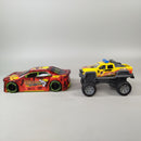 Dickie Toys Fahrzeuge Set von 2 – Sportwagen & Monster Truck