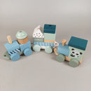 Eichhorn & Hape Bundle Holzeisenbahn & Motorikwürfel