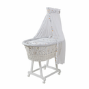 B-Ware Urra Komplettstubenwagen Eulenpaar Stubenwagen Babybett Beistellbett Baby Bett