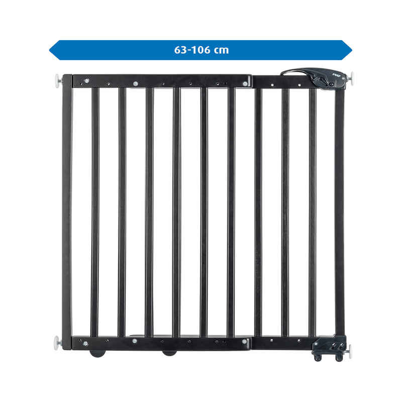 reer clamp-screw gate 63 - 106 cm baby gate baby safety stair gate