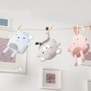 Anhänger-Toy Serie 'Lil Cuties' für Babys, Kuscheltier 'Lily' für Mädchen & Jungen, Rosa/Mauve