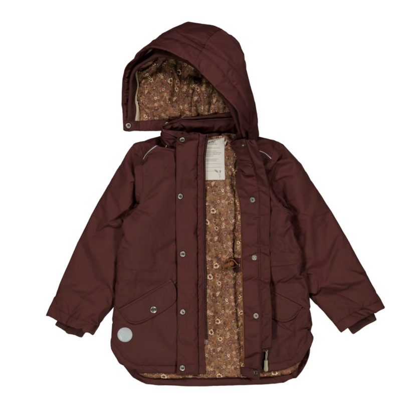 Winter jacket Elda - maroon