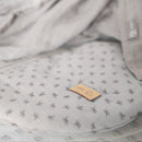Organic Schlafsack 'Lil Planet' - 70 - 110 cm - Bio-Musselin (GOTS) - Silbergrau