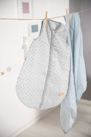 Organic Schlafsack 'Lil Planet' - 70 - 110 cm - Bio-Musselin (GOTS) - Silbergrau