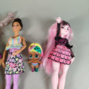 Barbie, Monster High & L.O.L. Surprise Puppen-Set von 4 Figuren