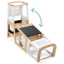 B-Ware Maxi Cosi Lernturm Tritthocker Tisch Stuhl Kombination Toucan 3in1 Natural Wood
