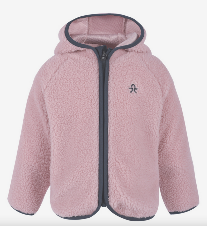 Baby Teddyfleecejacke - flieder