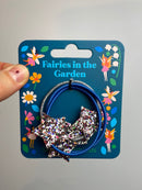 Glitzer Stern Haargummis • Fairies in the Garden • 4er Set