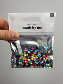 Made by Me • Keramikperlen natur multicolor 5mm 30g