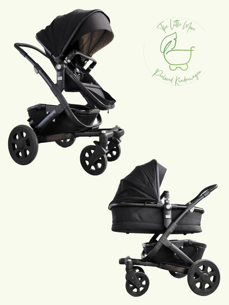 Joolz - Geo 2 Kombikinderwagen (Sportsitz + Babywanne) - Schwarz in gutem Zustand