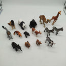 Schleich Bundle Safari & Bauernhof Set von 15 Tiere Figuren