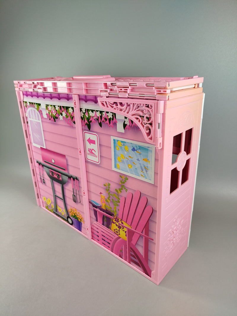 Barbie Puppenhaus mit 5 Puppen & Möbeln