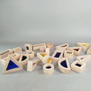 Holz Sensorik-Bausteine Lernspielzeug aus Holz