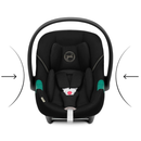 Cybex Aton S2 i-Size Moon Black Autositz Babyschale Kindersitz Sicherheit Auto