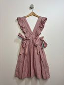 Vintage Kleid mit Rüschenträgern • 134 • h&m