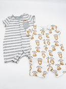 2 teiliges Set Baby Strampler - Gr. 74 (C&A)