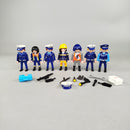Bundle Playmobil 7x Figuren Polizei & Rettung