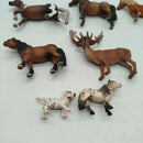 Schleich Bundle Tierfiguren Set von 9 Pferde & Reh