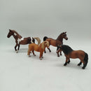 Schleich Bundle Tierfiguren Set von 9 Pferde & Reh