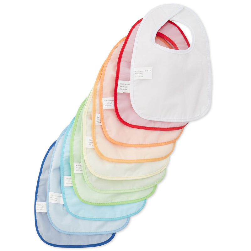 Bieco 10er Set Lätzchen Rainbow