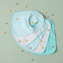 Bieco 5er Set Lätzchen teal