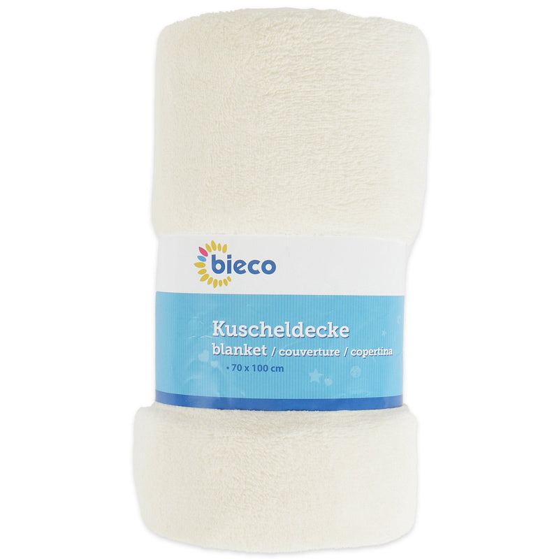 Bieco Kuscheldecke Fleece beige