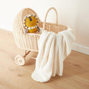 Bieco Kuscheldecke Fleece beige