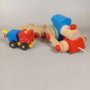 Hape Bundle Holz Zieh & Stapel Fahrzeuge