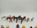 Playmobil Figuren & Pferde – Set von 12 Figuren, 6 Pferde