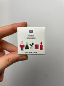 Washisticker Weihnachtsmotive • 200 Stück