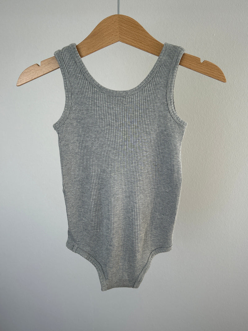 minimalisma silk/cotton sleeveless bodysuit - size 86