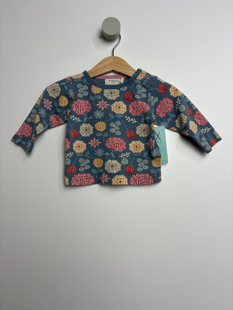 Longsleeve Blumen • 62 • pigeon organics